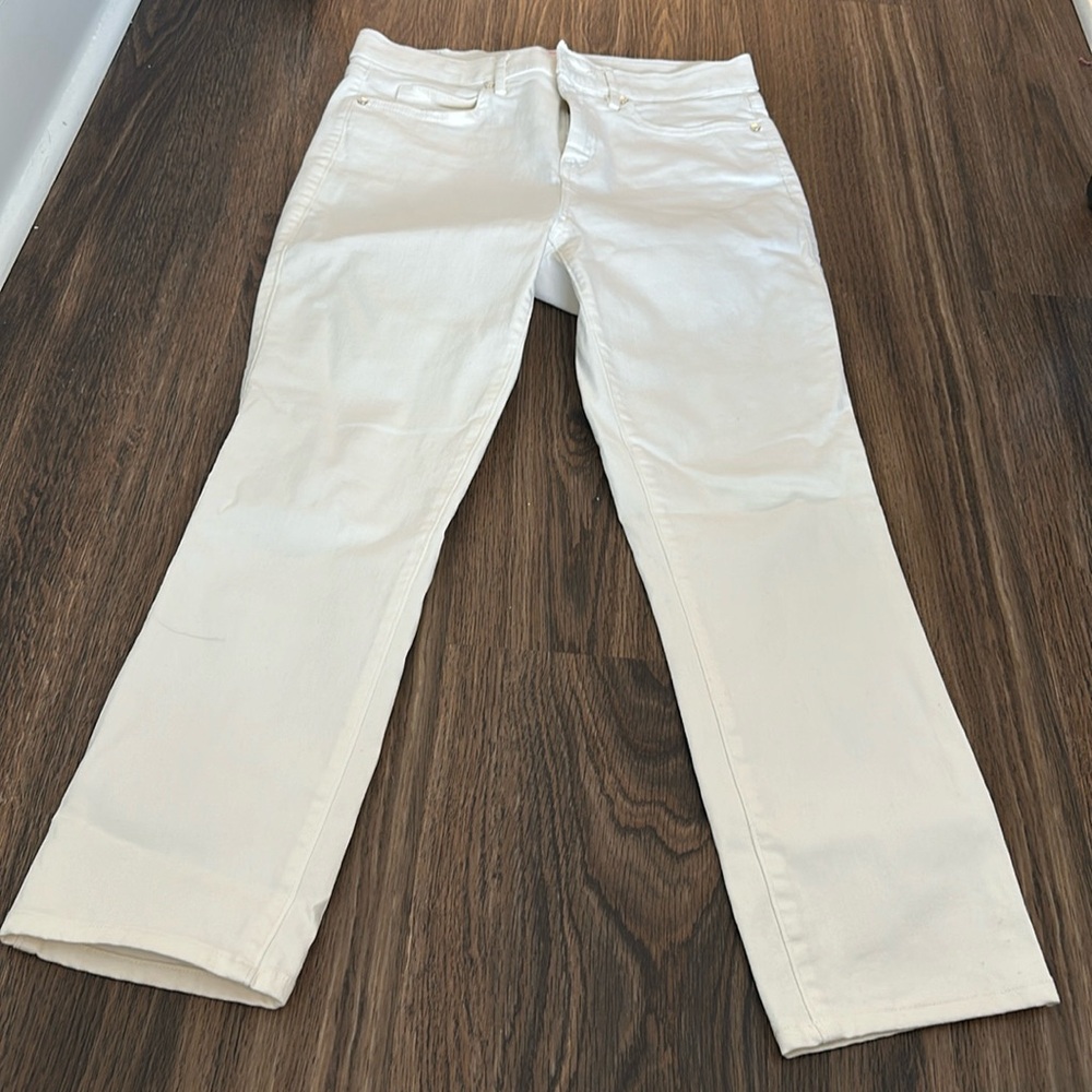 Lily Pulitzer white/cream denim jeans